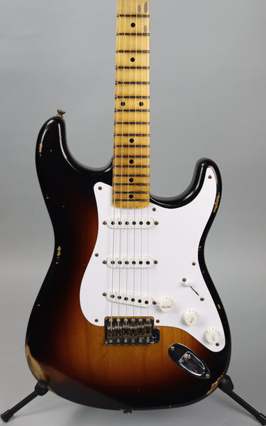 Fender Custom Shop 70 Anniversary '54 Strat Relic Wide Fade 2-Tone Sunburst