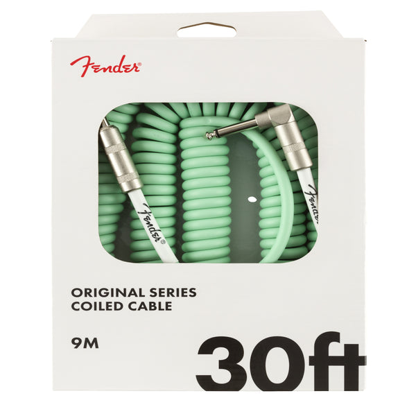 Fender Original Series Coiled Cable 30' Surf Green