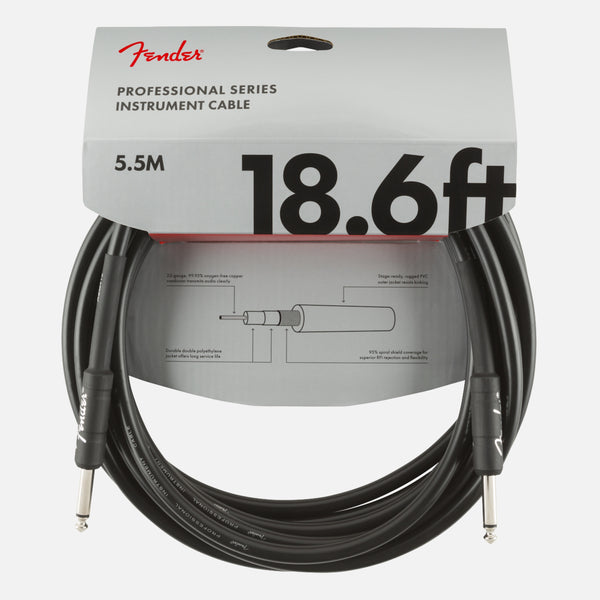 Fender Professional Series Instrument Cable 18.6'
