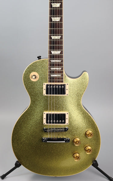 Used 2000 Gibson Les Paul Standard Millennium Edition Gold Sparkle