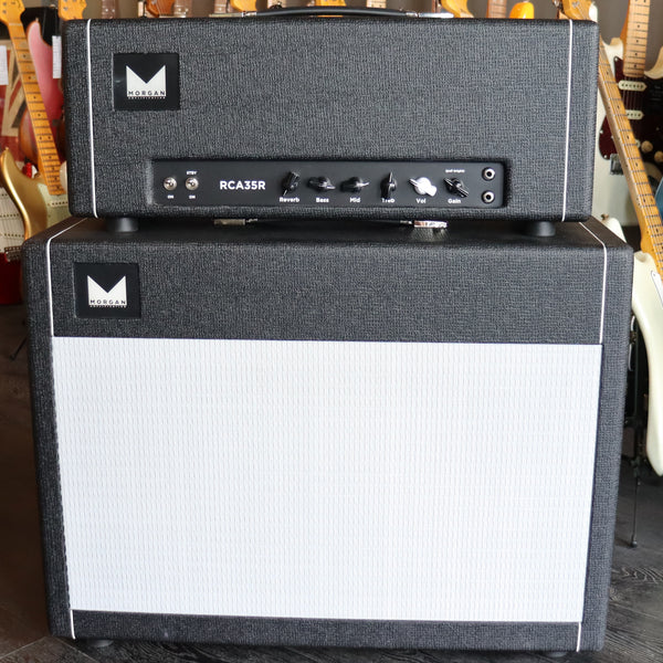 Used Morgan RCA35R Head and 212 Cabinet Amplifier
