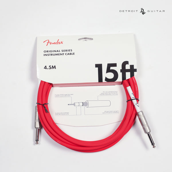 Fender Original Series Cable 15' Fiesta Red