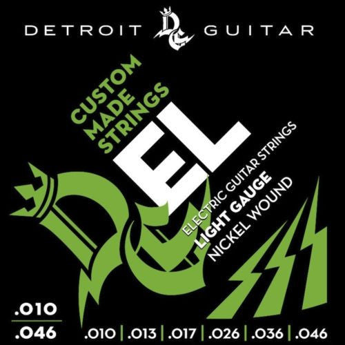 Detroit Guitar Electric Guitar Strings Light 10-46