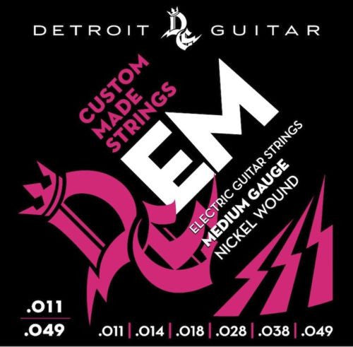 Detroit Guitar Electric Guitar Strings Medium 11-49