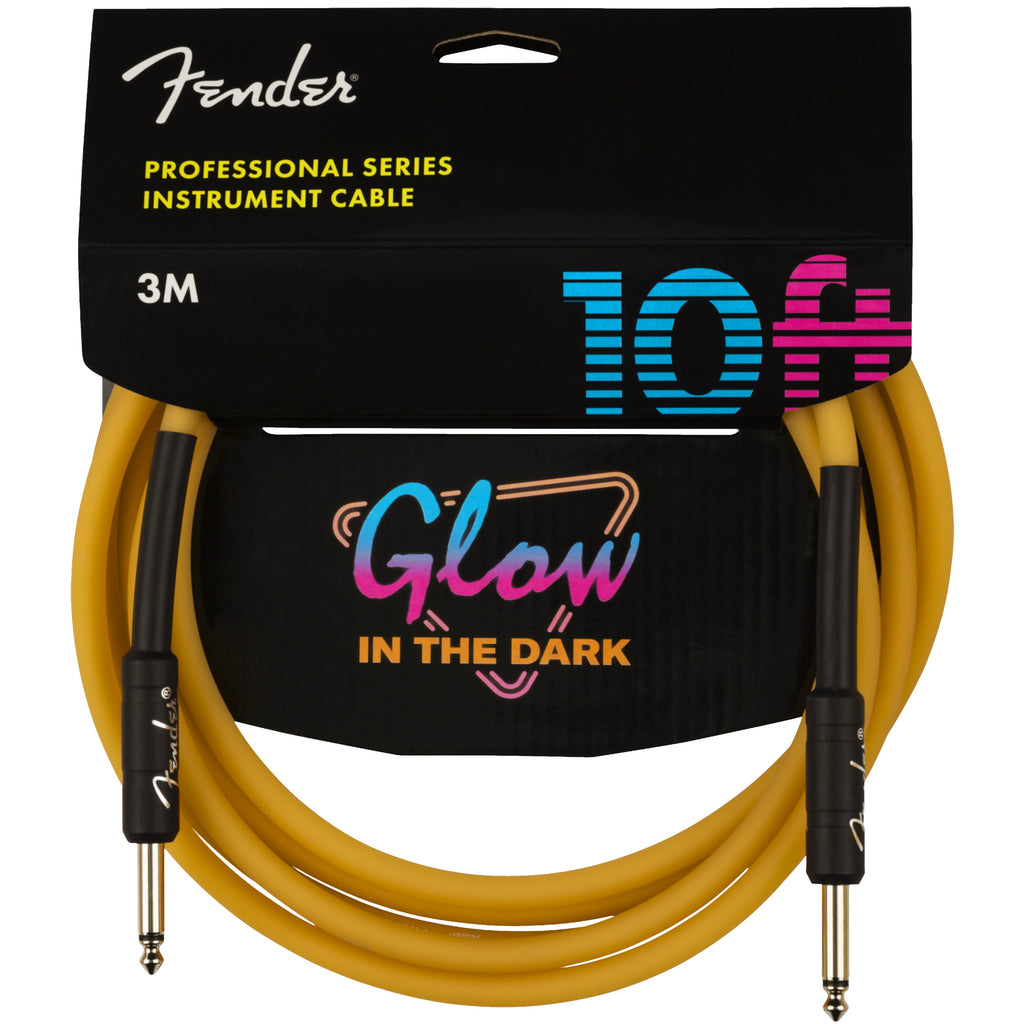 Fender Professional Glow in the Dark Cable Orange 10'