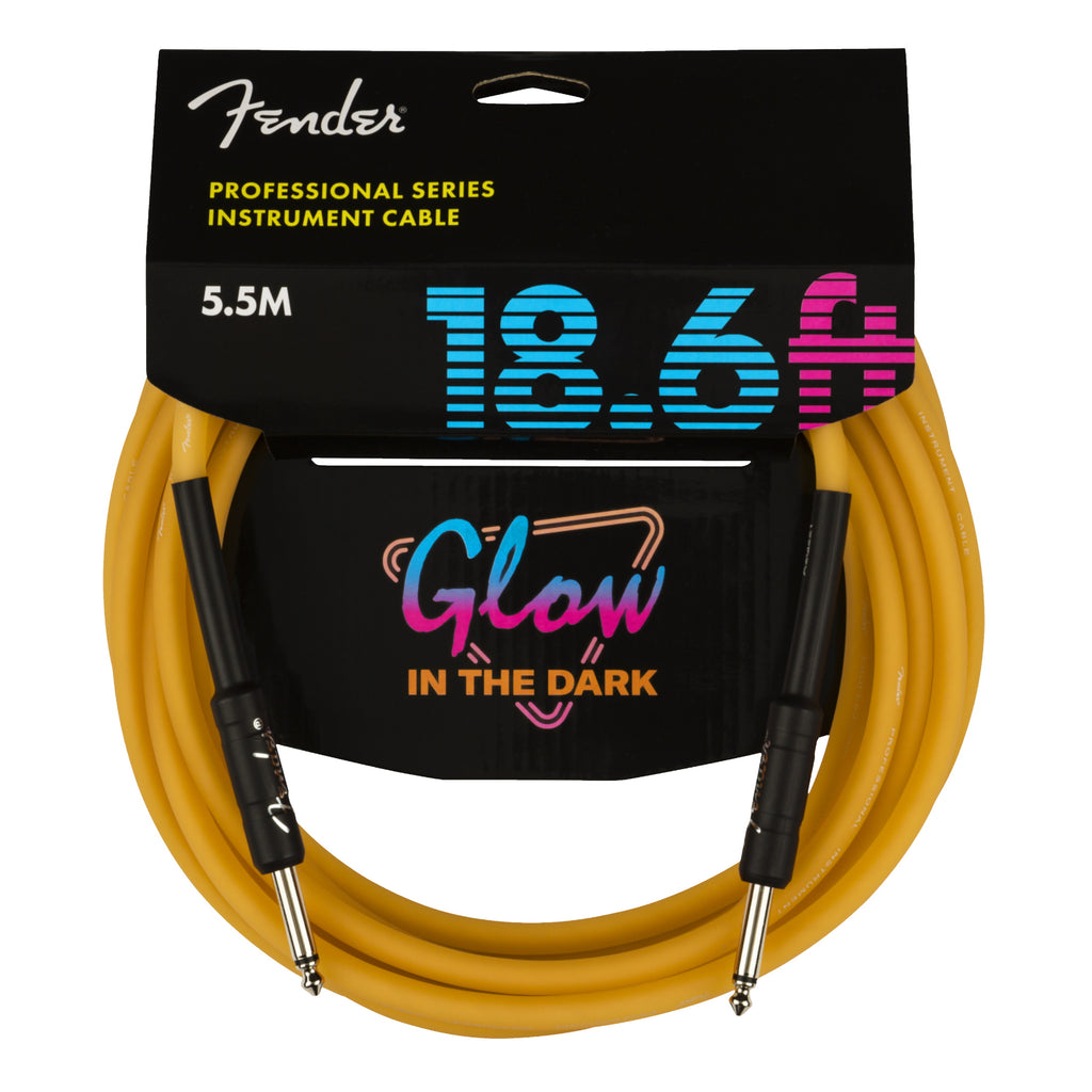 Fender Professional Glow in the Dark Cable Orange 18.6'