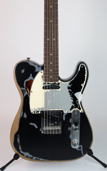 Fender Joe Strummer Telecaster Black over 3-Color Sunburst