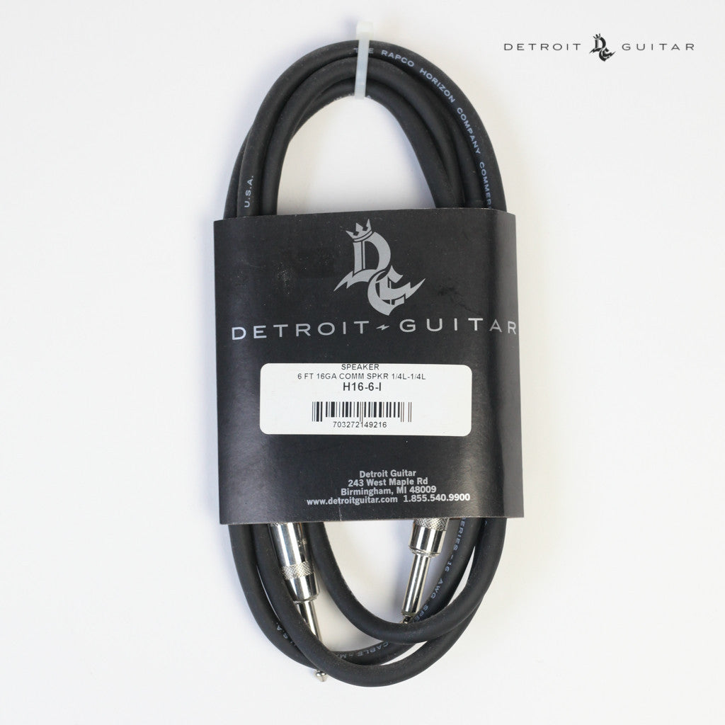 Detroit Guitar 6' Speaker Cable