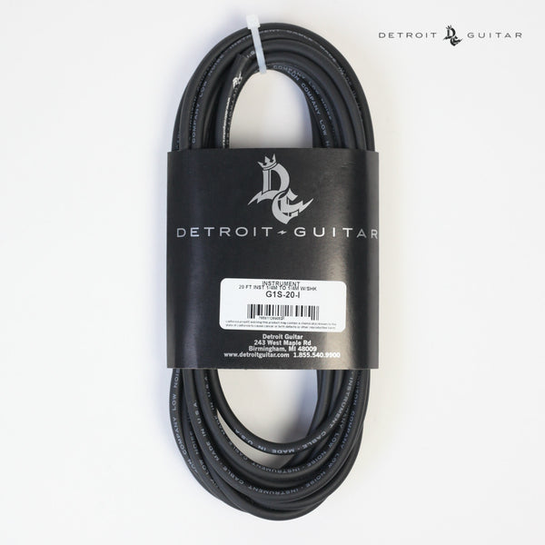 Detroit Guitar 20' Instrument Cable